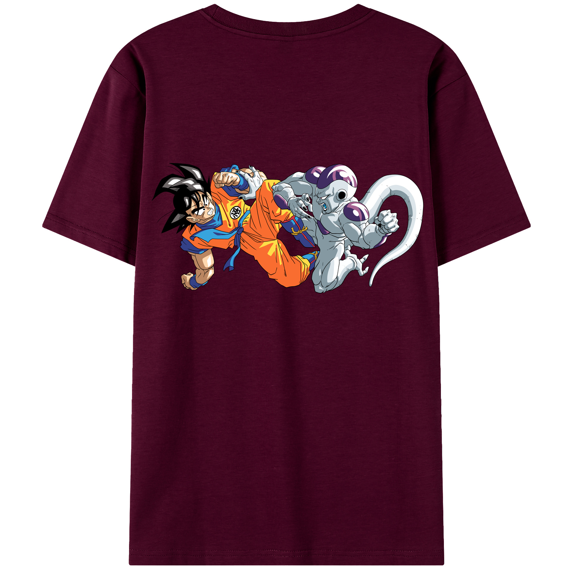 （画像用） ドラゴンボール 孫悟空（そん ごくう）Son Goku カカロット DRAGON BALL Kakarotto レディース半袖Tシャツ(バックプリント)